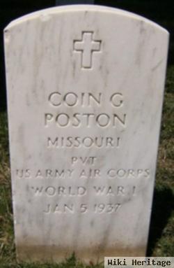 Coin G Poston