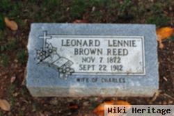 Leonard "lennie" Brown Reed