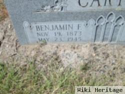 Benjamin Franklin Carter