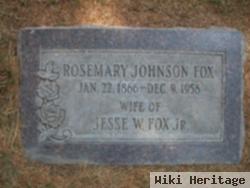 Rosemary Johnson Fox