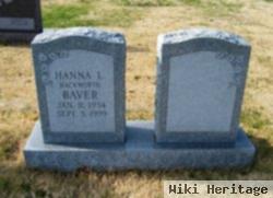 Hanna L. Hackworth Baver