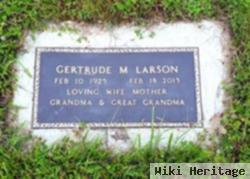 Gertrude M "gertie" Logdahl Larson