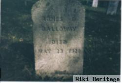 Agnes D Galloway