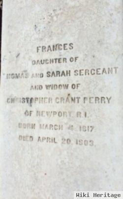 Frances Muriel "fanny" Sergeant Perry