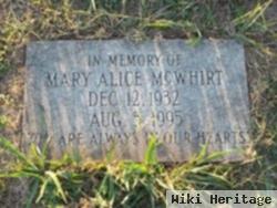 Mary Alice Mcwhirt
