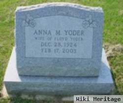 Anna M Yoder