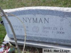 Shirley D. Mcmurtrie Nyman