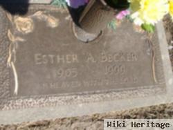 Esther A Newcomer Becker