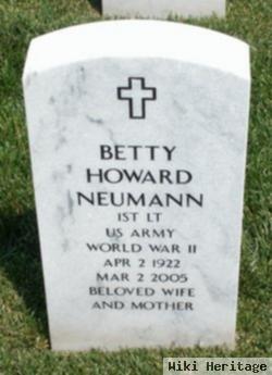 Betty Howard Neumann