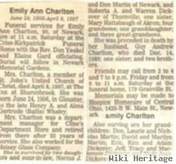 Emily Ann Whaley Charlton