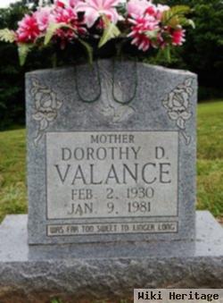 Dorothy Dossett Valance