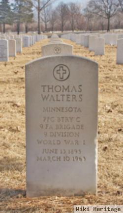 Pfc Thomas Walters