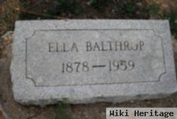 Ella Balzora Hammond Balthrop