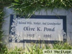 Olive K Pond