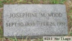 Josephine M Wood