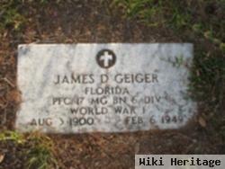 Pfc James D Geiger