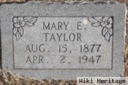 Mary E Taylor