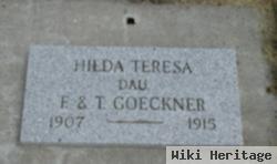 Hildegarde Teresa "hilda" Goeckner