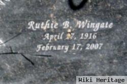 Ruthie B Wingate