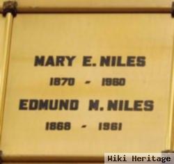 Mary E Denison Niles