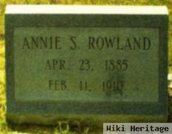 Annie S Rowland