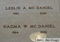 Leslie A. Mcdaniel