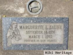 Marguerite L Baune