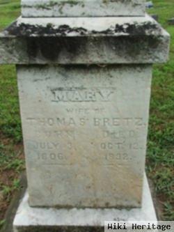 Mary "polly" Huffnagle Bretz