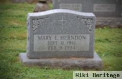 Mary E Herndon