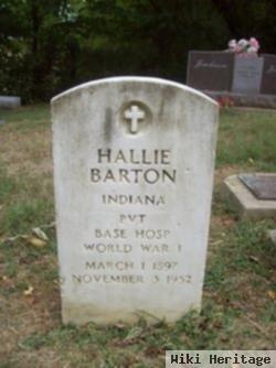 Pvt Hallie Barton