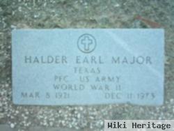 Halder Earl Major