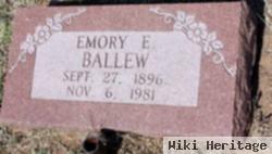 Emory E Ballew