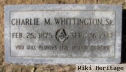 Charlie Monroe Whittington, Sr