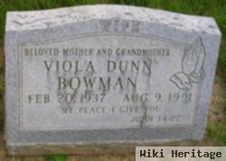 Viola Dunn Bowman