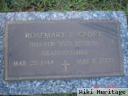 Rosemary F Croft