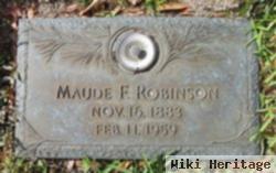 Maude F Robinson