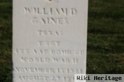 Sgt William D Gaines