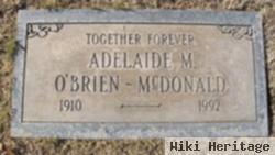 Adelaide M. O'brien Mcdonald