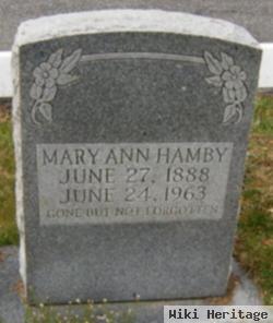 Mary Ann Spears Hamby