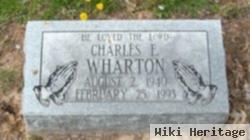 Charles E Wharton