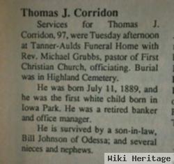 Thomas Jesse Corridon