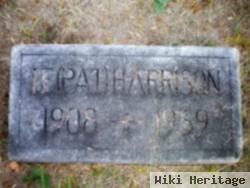 I. E. "pat" Harrison