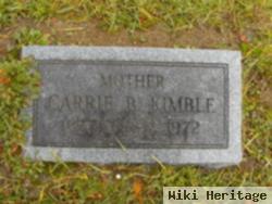 Carrie B Kimble