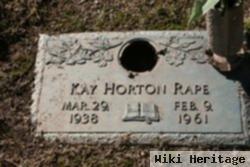 Kay Horton Rape