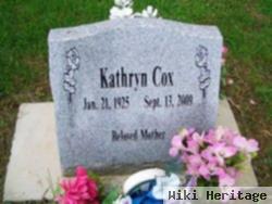 Kathryn E Hudspeth Cox