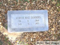 Mertie Mae Dillon Sanders