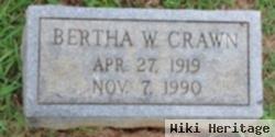 Bertha W Crawn