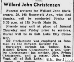 Willard John Christensen