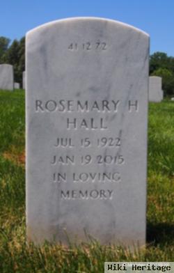 Rosemary H Hall