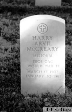 Harry Arvil Mccreary